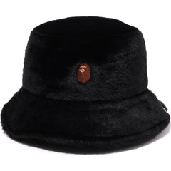 ONE POINT FUR BUCKET HAT LADIES