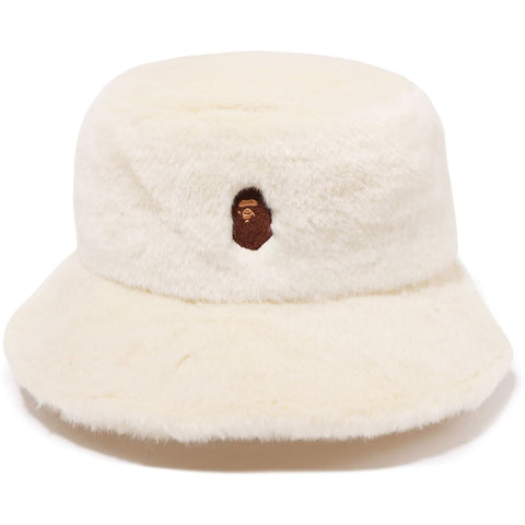 ONE POINT FUR BUCKET HAT LADIES
