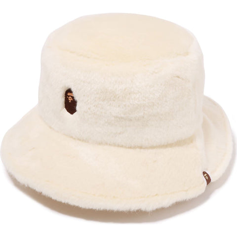 ONE POINT FUR BUCKET HAT LADIES
