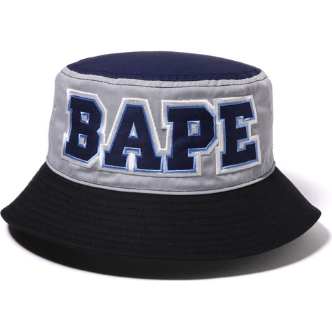BAPE COLOR BLOCK BUCKET HAT KIDS