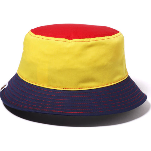 BAPE COLOR BLOCK BUCKET HAT KIDS