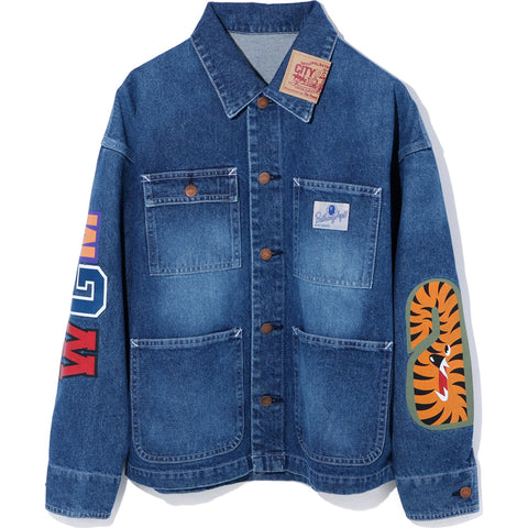SHARK DENIM COVERALL JACKET LADIES