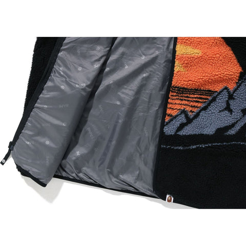 BAPE MOUNTAIN RELAXED FIT BOA JACKET MENS