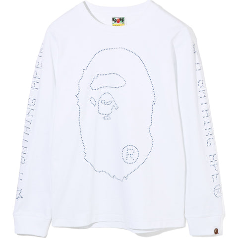 BITMAP APE HEAD L/S TEE LADIES