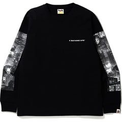 BAPE GHOST L/S TEE MENS