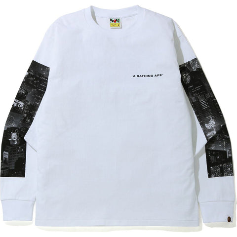 BAPE GHOST L/S TEE MENS