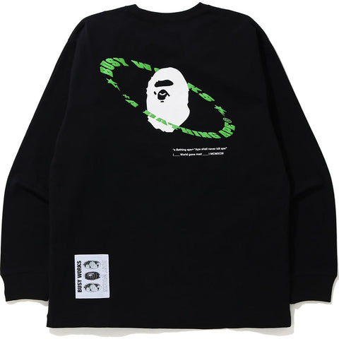 UNIVERSE APE LOOSE FIT LONG SLEEVE TEE MENS