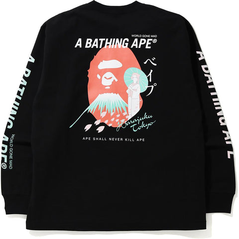 JAPAN CULTURE SOUVENIR RELAXED L/S TEE MENS