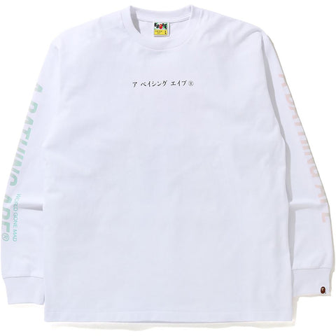 JAPAN CULTURE SOUVENIR RELAXED L/S TEE MENS