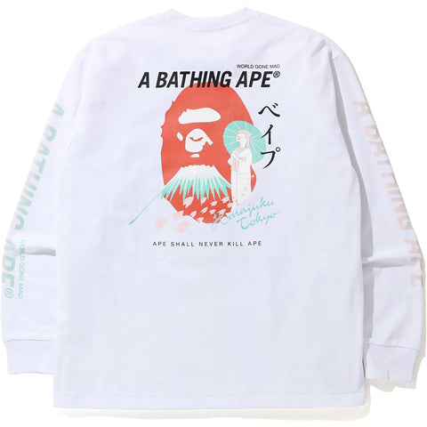 JAPAN CULTURE SOUVENIR RELAXED L/S TEE MENS