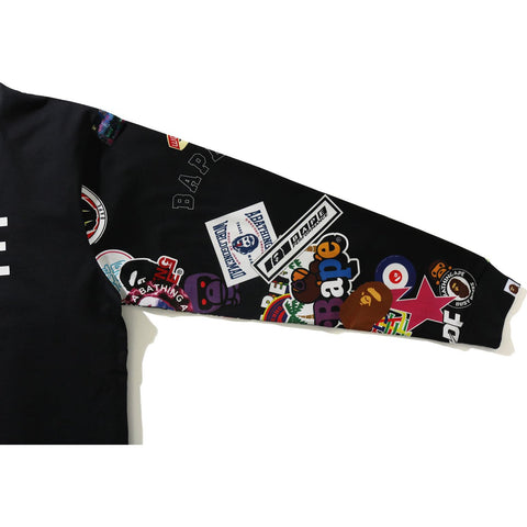 MULTI MOTIF PRINT RELAXED L/S TEE MENS