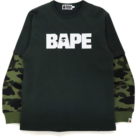 1ST CAMO LAYERED L/S TEE MENS