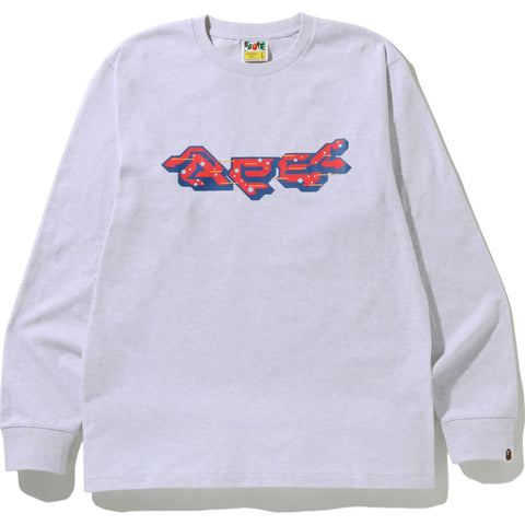 APE LOGO L/S TEE MENS