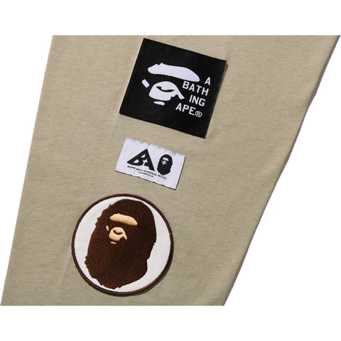 BAPE MULTI LABEL RELAXED FIT L/S TEE MENS