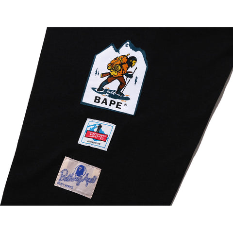 BAPE MULTI LABEL RELAXED FIT L/S TEE MENS