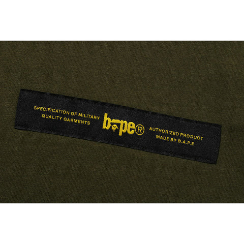 BAPE MULTI LABEL RELAXED FIT L/S TEE MENS