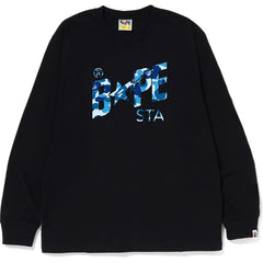 ABC CAMO BAPE STA LOGO L/S TEE MENS