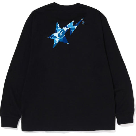 ABC CAMO BAPE STA LOGO L/S TEE MENS