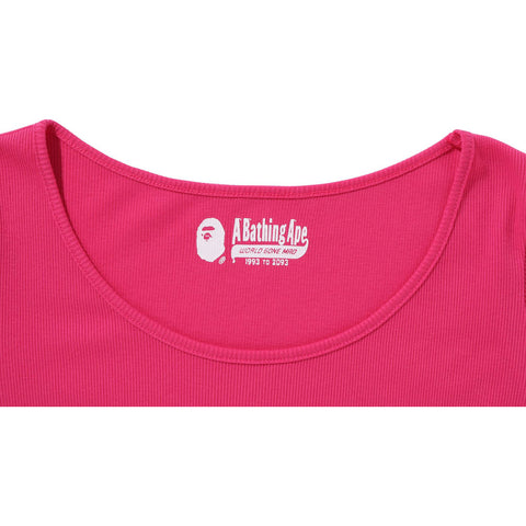 APE HEAD ONE POINT RIB L/S TEE LADIES