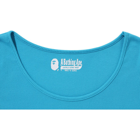 APE HEAD ONE POINT RIB L/S TEE LADIES