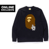 GO APE POINTER L/S TEE BAPEC MENS