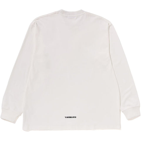 APE HEAD ONE POINT L/S TEE MENS