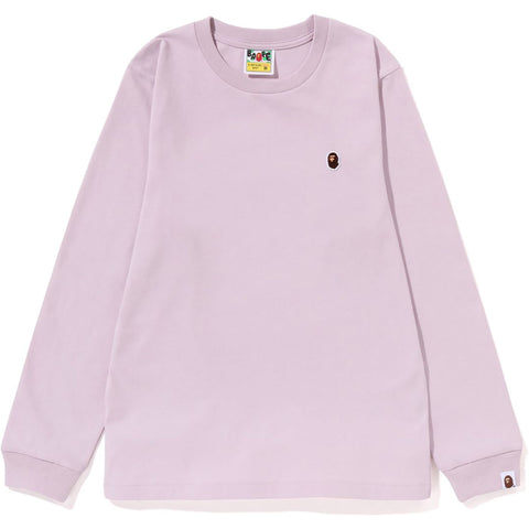 APE HEAD ONE POINT L/S TEE LADIES