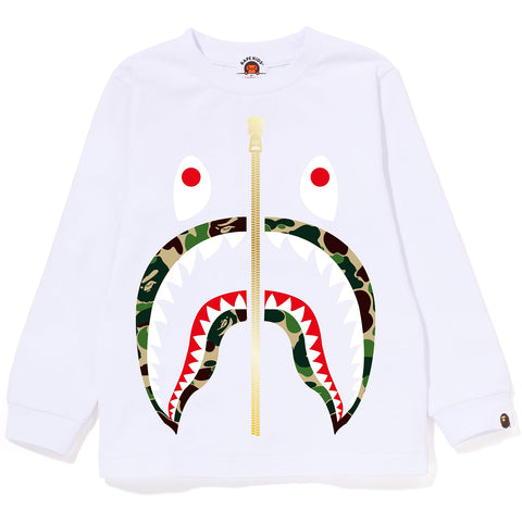 ABC CAMO SHARK L/S TEE KIDS