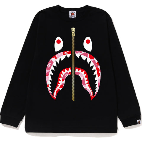 ABC CAMO SHARK L/S TEE JR KIDS