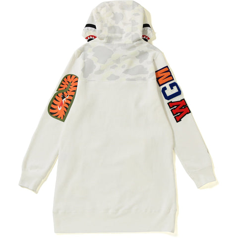 CITY CAMO SHARK HOODIE ONEPIECE LADIES