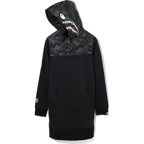 ABC DOT REFLECTIVE CAMO SHARK HOODIE ONE LADIES
