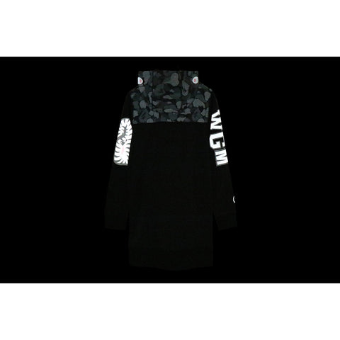 ABC DOT REFLECTIVE CAMO SHARK HOODIE ONE LADIES
