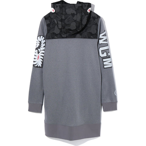 ABC DOT REFLECTIVE CAMO SHARK HOODIE ONE LADIES