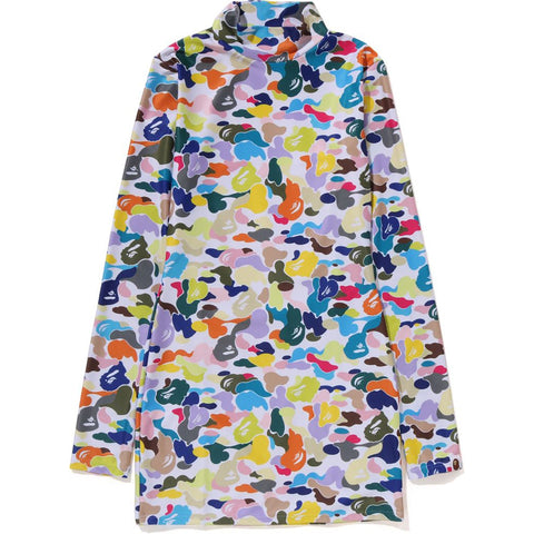 MULTI CAMO TURTLE NECK ONEPIECE LADIES
