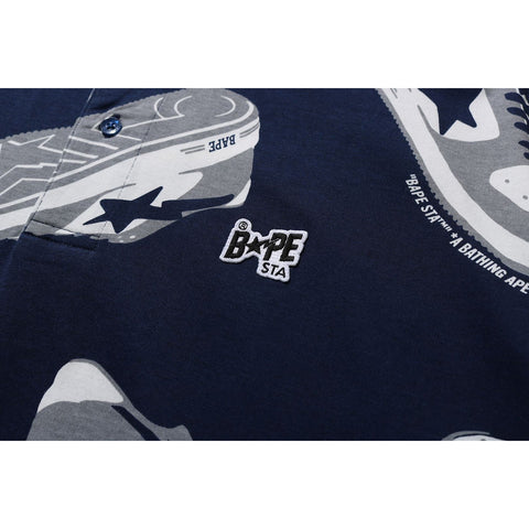 RANDOM BAPE STA RELAXED POLO MENS