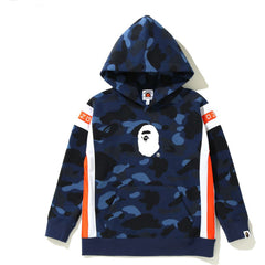 COLOR CAMO LOGO TAPE PULLOVER HOODIE KIDS
