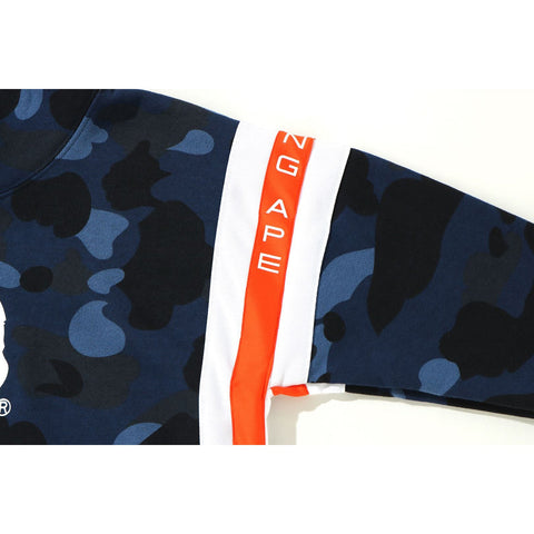 COLOR CAMO LOGO TAPE PULLOVER HOODIE KIDS