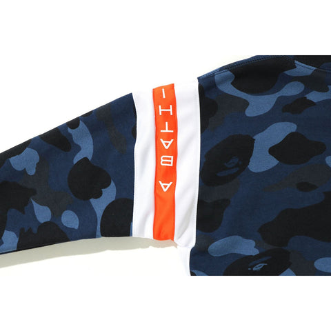 COLOR CAMO LOGO TAPE PULLOVER HOODIE KIDS