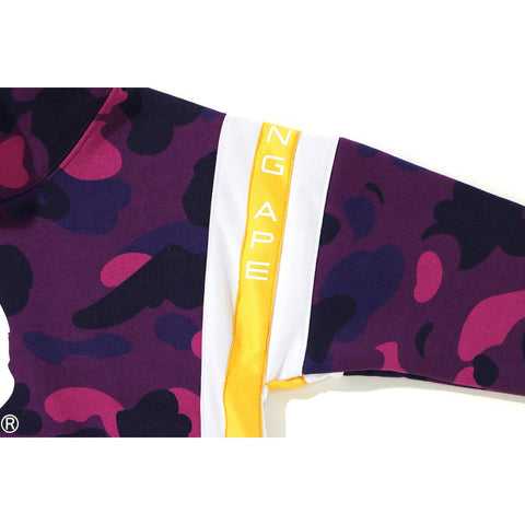 COLOR CAMO LOGO TAPE PULLOVER HOODIE KIDS
