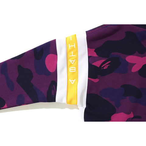 COLOR CAMO LOGO TAPE PULLOVER HOODIE KIDS
