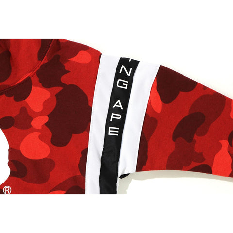 COLOR CAMO LOGO TAPE PULLOVER HOODIE KIDS