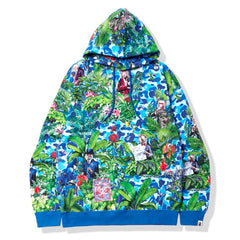 BAPE X MONKEY 47 PULLOVER HOODIE MENS