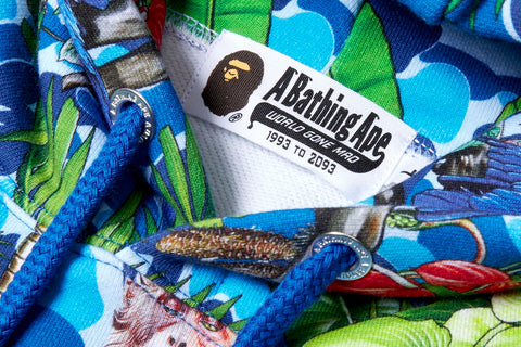 BAPE X MONKEY 47 PULLOVER HOODIE MENS