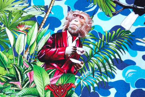 BAPE X MONKEY 47 PULLOVER HOODIE MENS