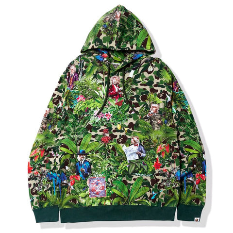 BAPE X MONKEY 47 PULLOVER HOODIE MENS