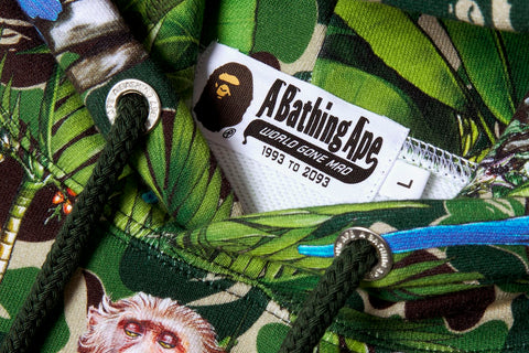 BAPE X MONKEY 47 PULLOVER HOODIE MENS