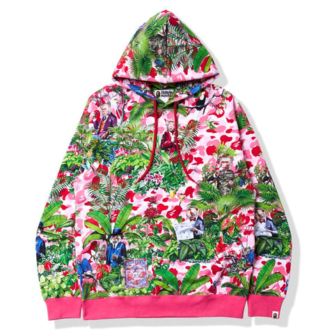 BAPE X MONKEY 47 PULLOVER HOODIE MENS