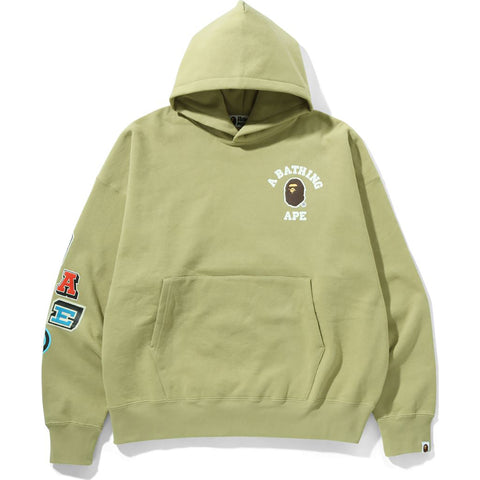 MULTI FONTS LOOSE FIT PULLOVER HOODIE MENS