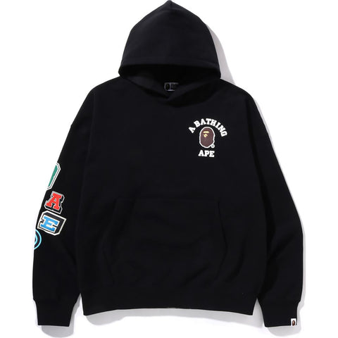 MULTI FONTS LOOSE FIT PULLOVER HOODIE MENS