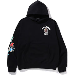 MULTI FONTS LOOSE FIT PULLOVER HOODIE MENS